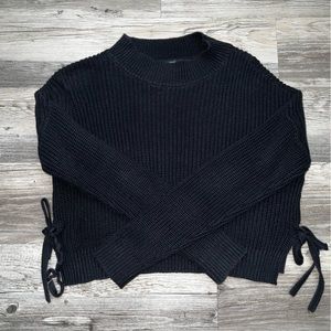 Black knitted top